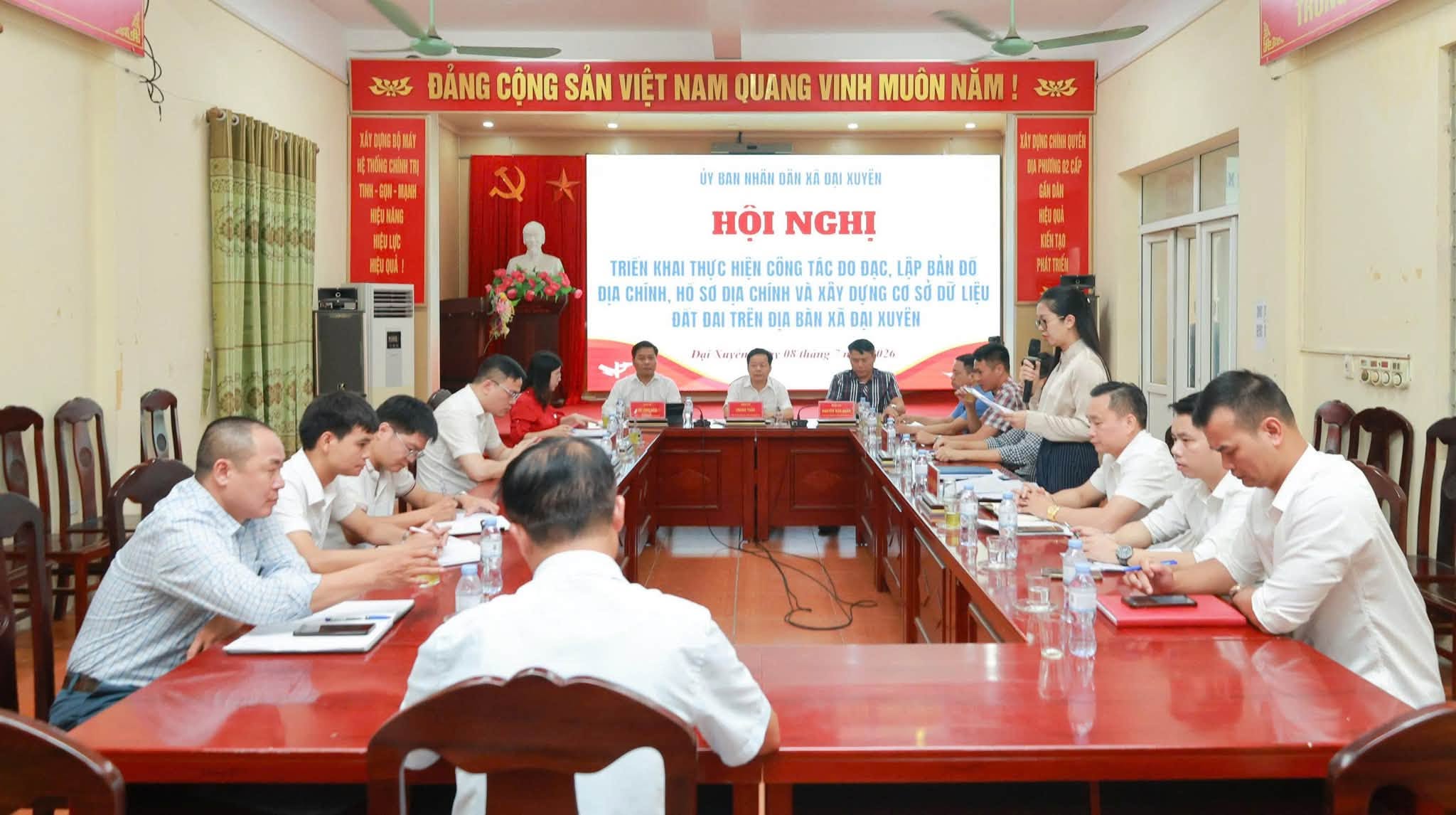 Xã Đại Xuyên tăng tốc xây dựng cơ sở dữ liệu đất đai, tạo nền tảng cho quản lý hiện đại và chuyển đổi số