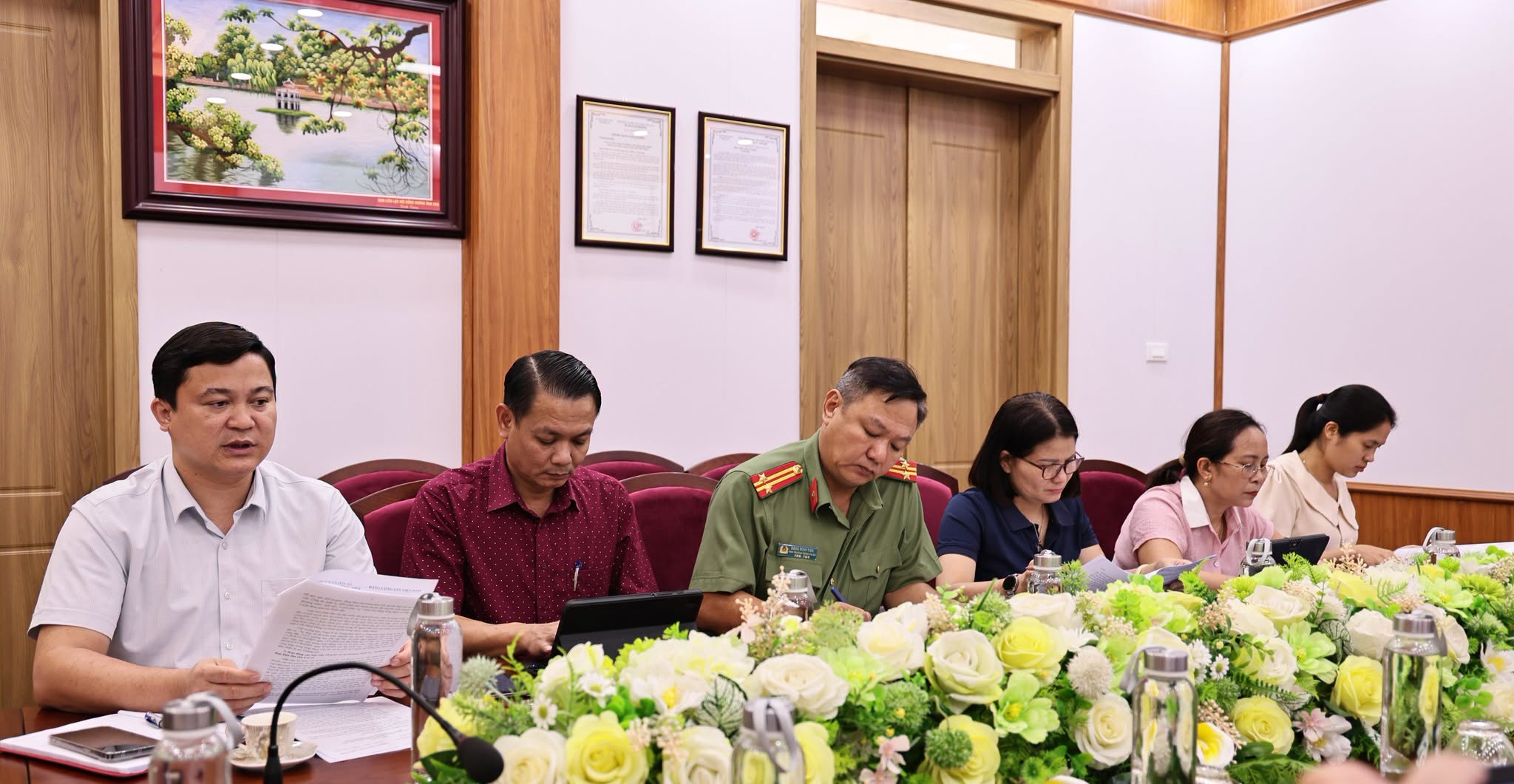 Xã Hòa Xá nâng cao hiệu quả hoạt động các Ban Chỉ đạo, quyết tâm hoàn thành nhiệm vụ chính trị 6 tháng cuối năm 2026