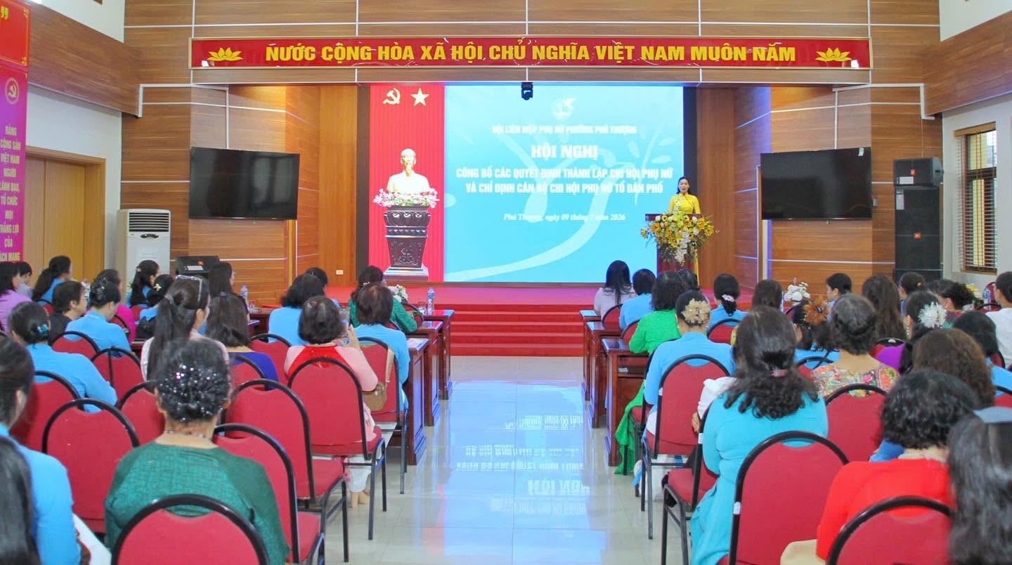 Phường Phú Thượng kiện toàn tổ chức Hội Phụ nữ ở cơ sở, củng cố lực lượng nòng cốt tại 16 tổ dân phố mới
