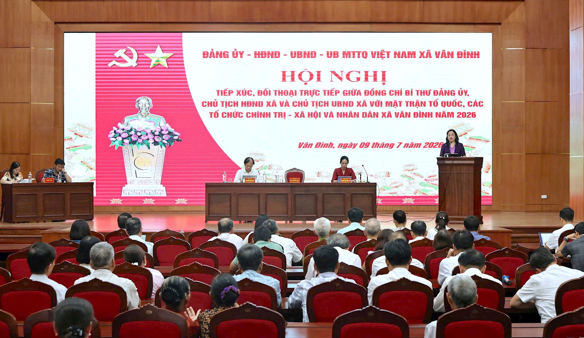 Xã Vân Đình phát huy đối thoại trực tiếp, tháo gỡ vướng mắc từ cơ sở, tạo đồng thuận trong thực hiện nhiệm vụ phát triển địa phương