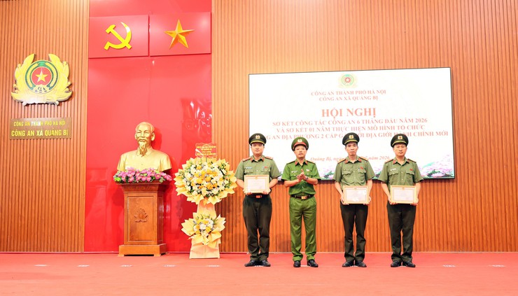 Xã Quảng Bị nâng cao hiệu quả mô hình Công an địa phương hai cấp, giữ vững an ninh từ cơ sở