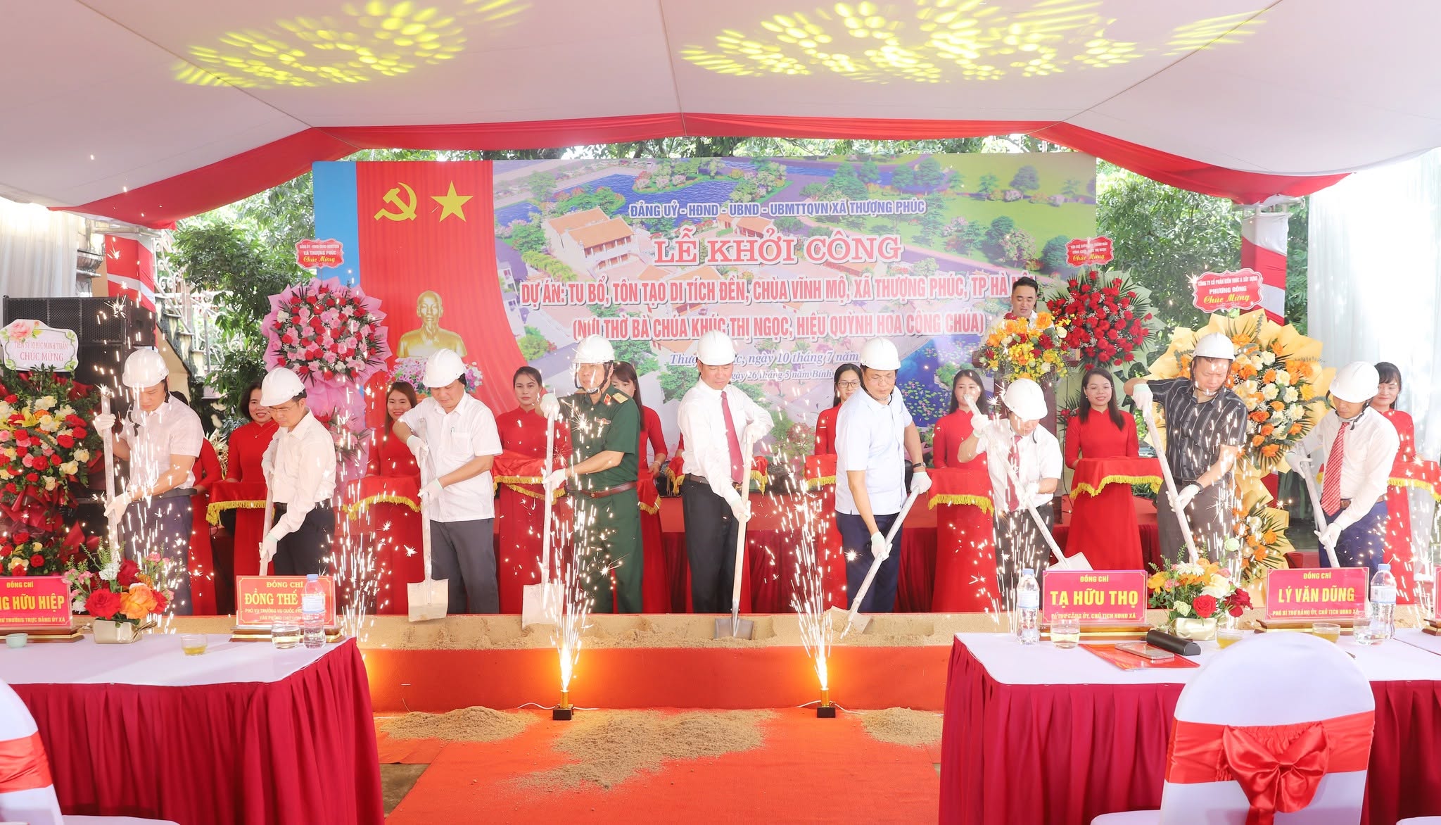 Xã Thượng Phúc khởi công tu bổ, tôn tạo di tích đền, chùa Vĩnh Mộ, gìn giữ giá trị văn hóa truyền thống