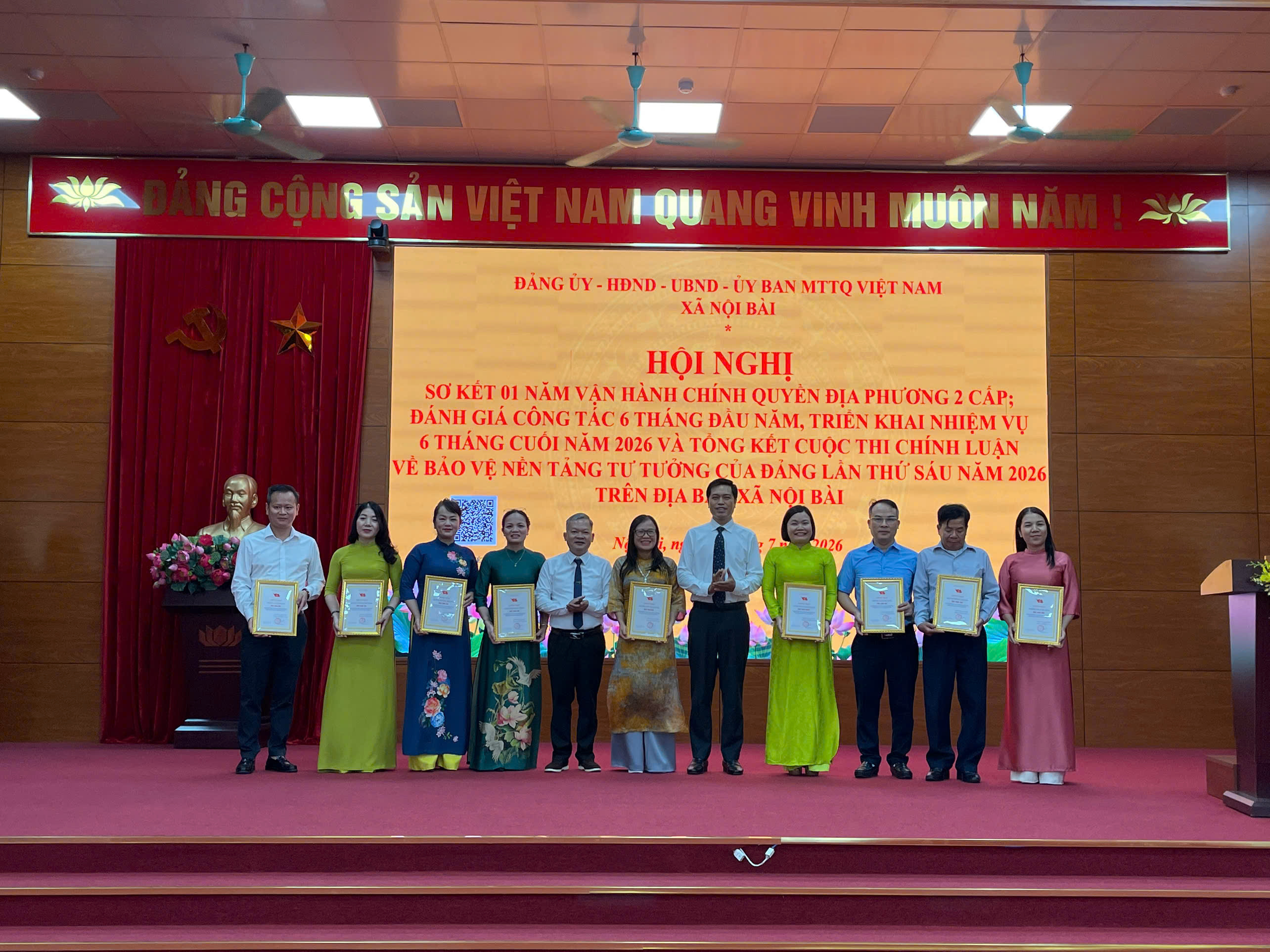 Xã Nội Bài lan tỏa sức mạnh bảo vệ nền tảng tư tưởng của Đảng từ Cuộc thi chính luận năm 2026