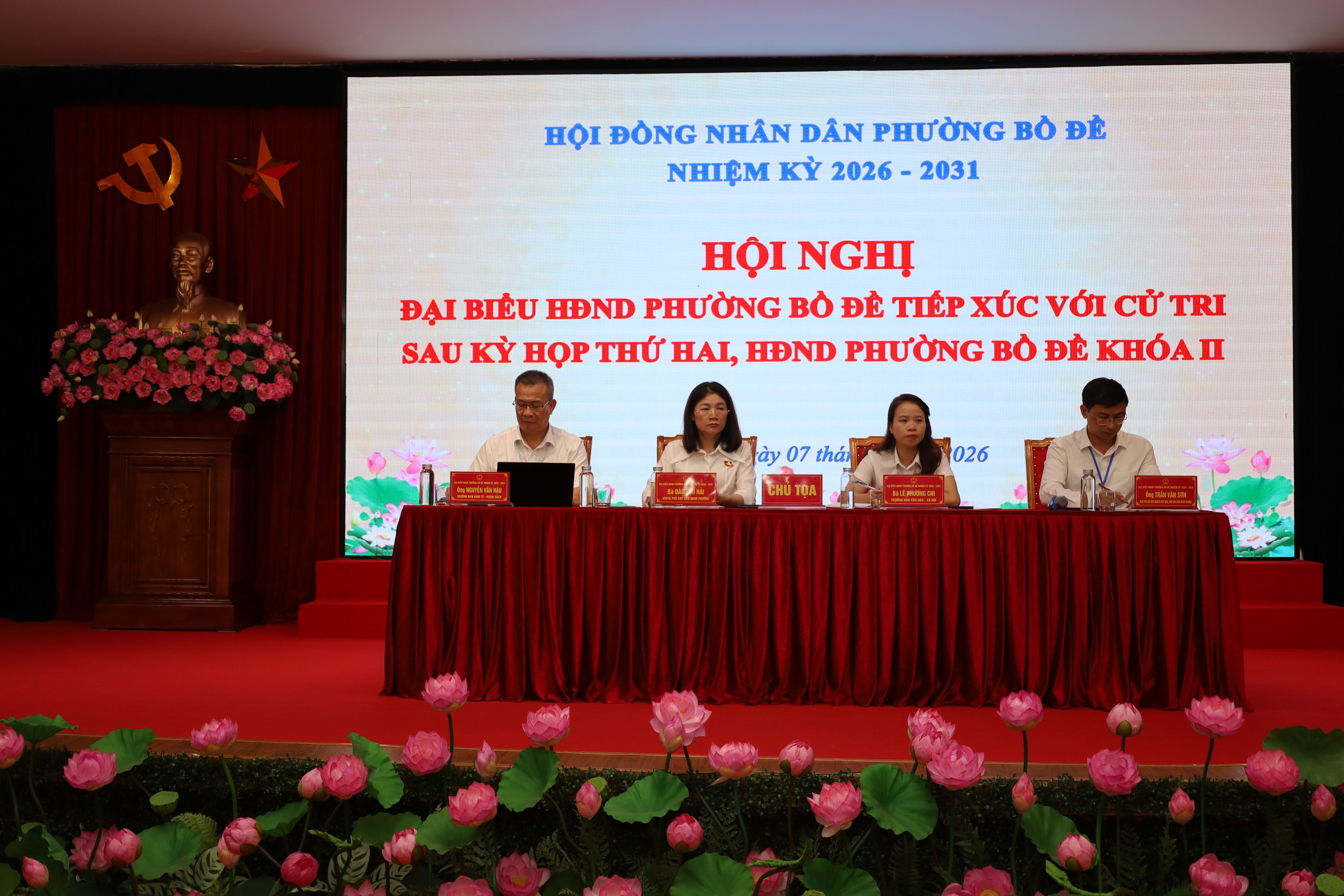 Phường Bồ Đề tăng cường đối thoại với cử tri, tạo đồng thuận trong triển khai các nghị quyết phát triển địa phương
