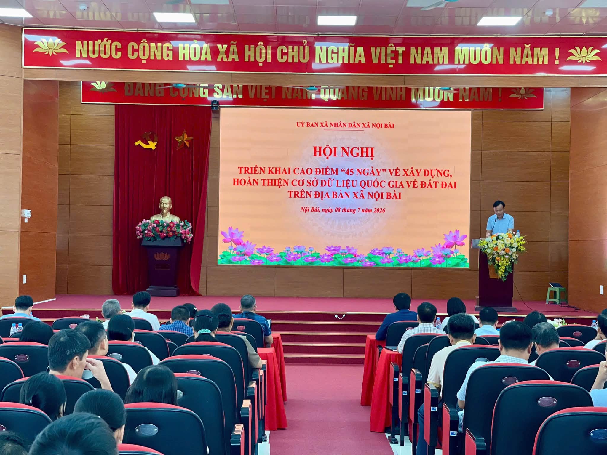 Xã Nội Bài huy động toàn hệ thống chính trị triển khai cao điểm 45 ngày chuẩn hóa dữ liệu đất đai