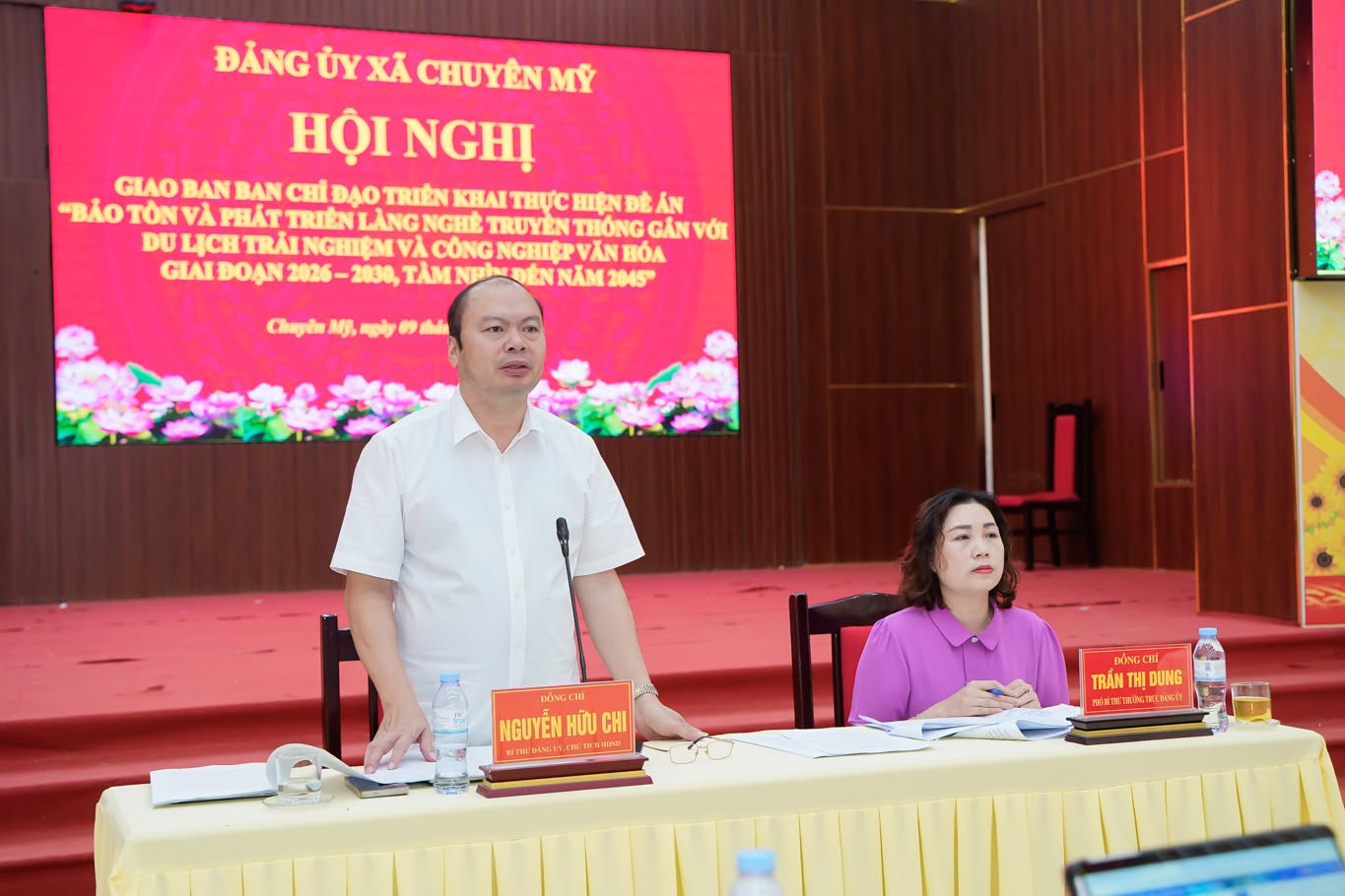 Xã Chuyên Mỹ định hình chiến lược phát triển làng nghề thành động lực tăng trưởng du lịch và công nghiệp văn hóa