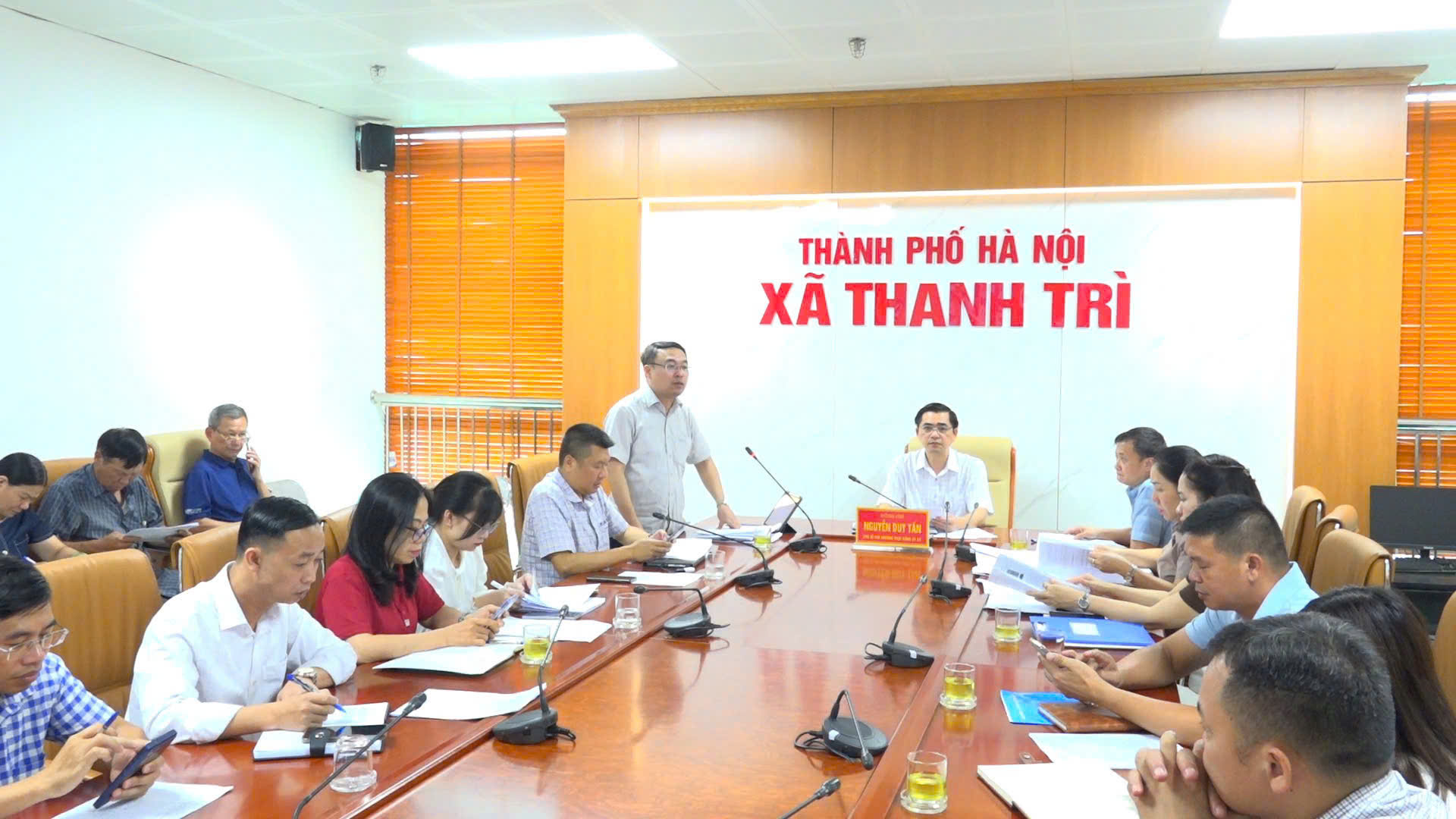 Xã Thanh Trì phát động cao điểm 45 ngày chuẩn hóa dữ liệu đất đai, đồng bộ với Cơ sở dữ liệu quốc gia về dân cư