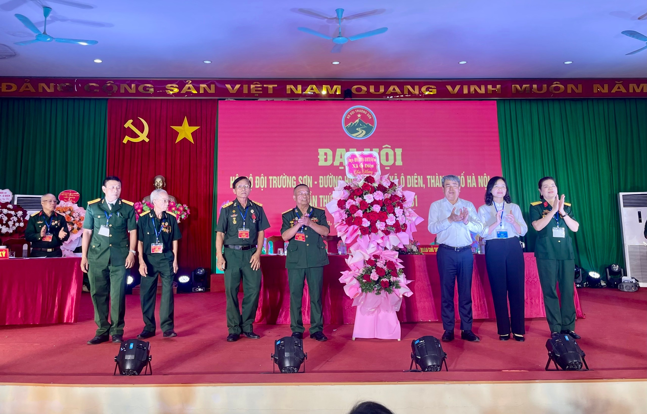 Xã Ô Diên thành lập Hội Bộ đội Trường Sơn - Đường Hồ Chí Minh sau hợp nhất, phát huy truyền thống trên chặng đường mới