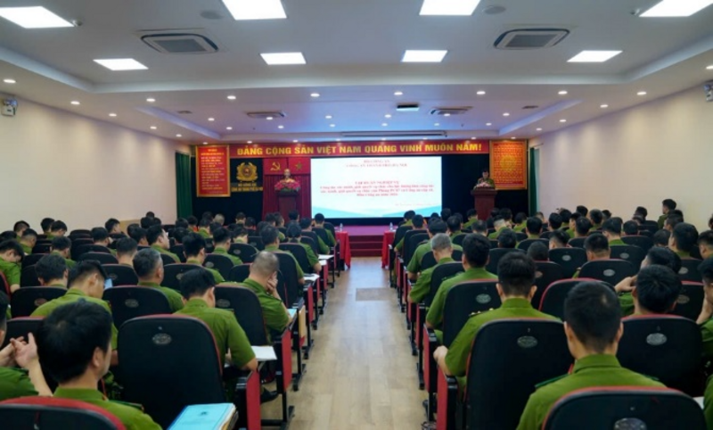 Công an thành phố Hà Nội nâng cao năng lực tham mưu PCCC&CNCH cho lực lượng Công an cấp xã