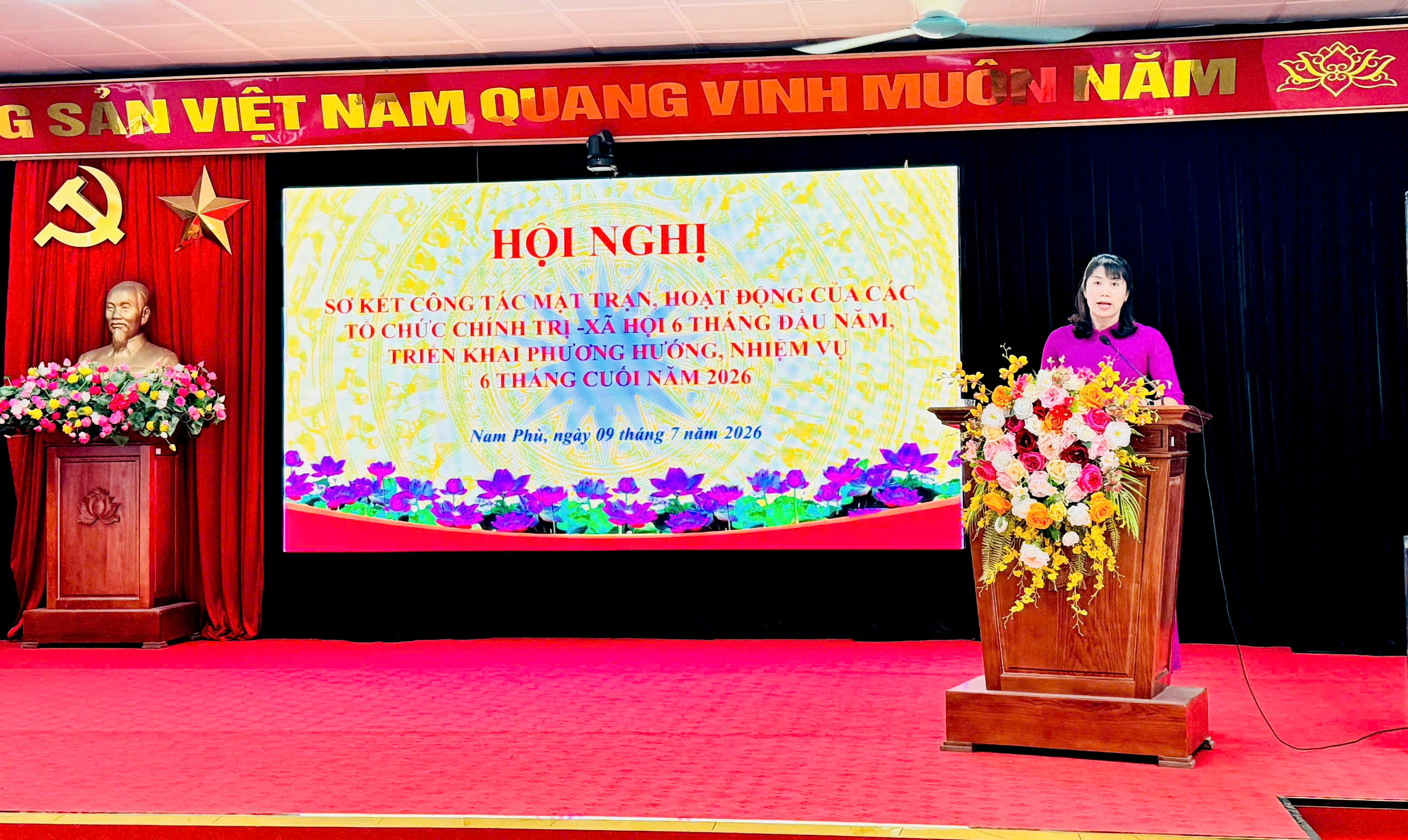 Xã Nam Phù phát huy sức mạnh đại đoàn kết, nâng cao hiệu quả hoạt động Mặt trận trong 6 tháng đầu năm 2026