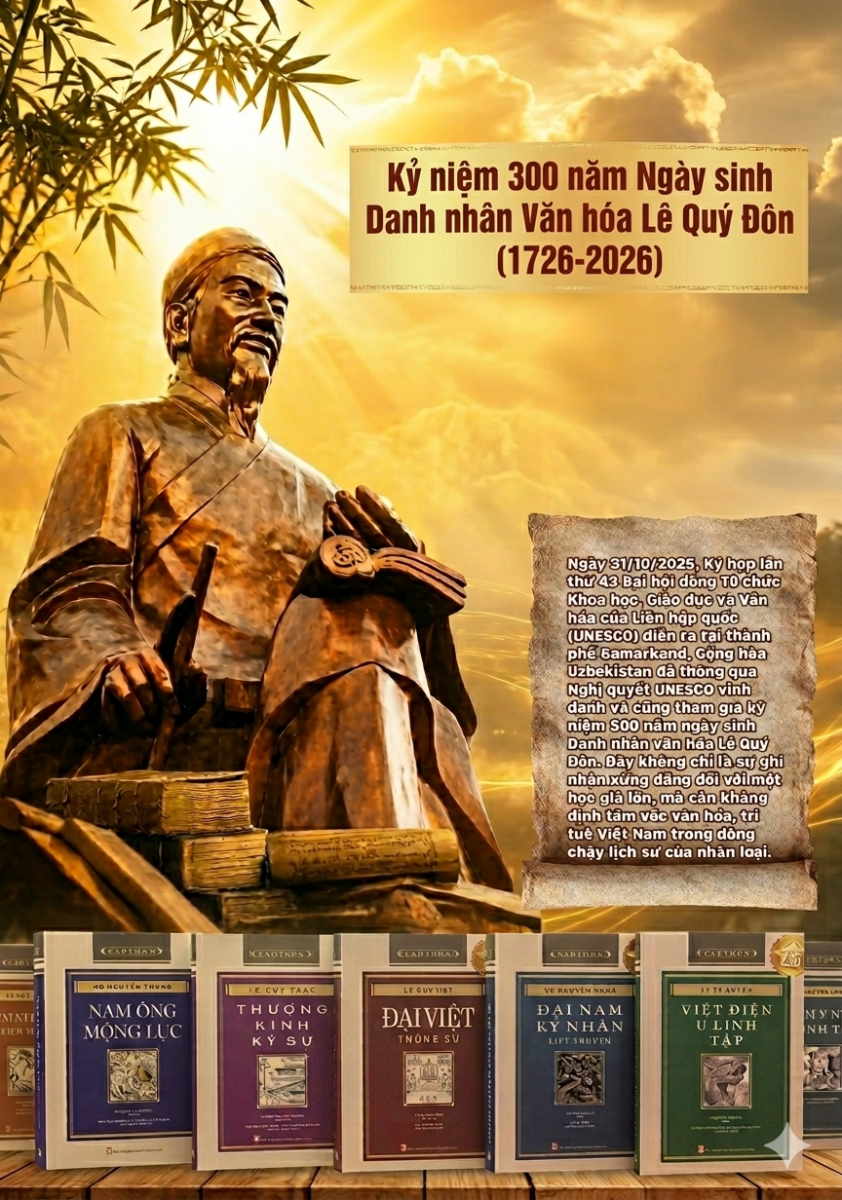 Tuyên truyền sâu rộng kỷ niệm 300 năm Ngày sinh danh nhân văn hóa Lê Quý Đôn