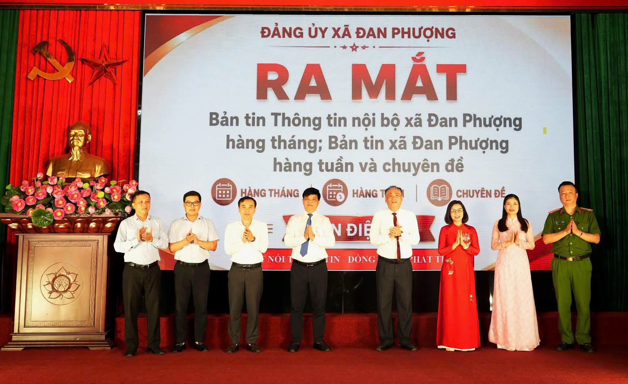 Đảng bộ xã Đan Phượng đẩy mạnh chuyển đổi số trong công tác tuyên truyền, ra mắt hệ thống bản tin điện tử