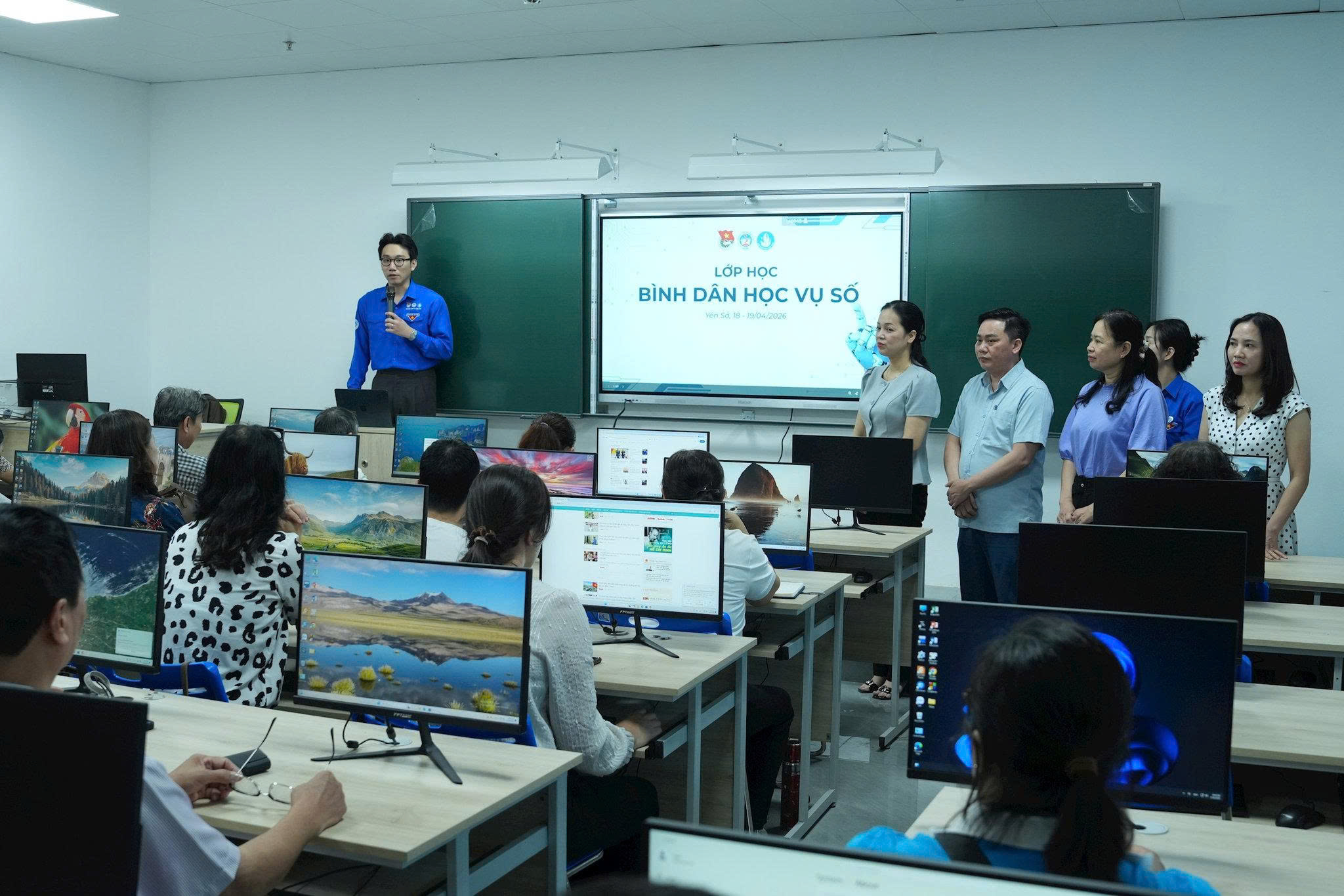Phường Yên Sở đẩy mạnh phong trào “Bình dân học vụ số”, tạo nền tảng nâng cao năng lực số từ cơ sở