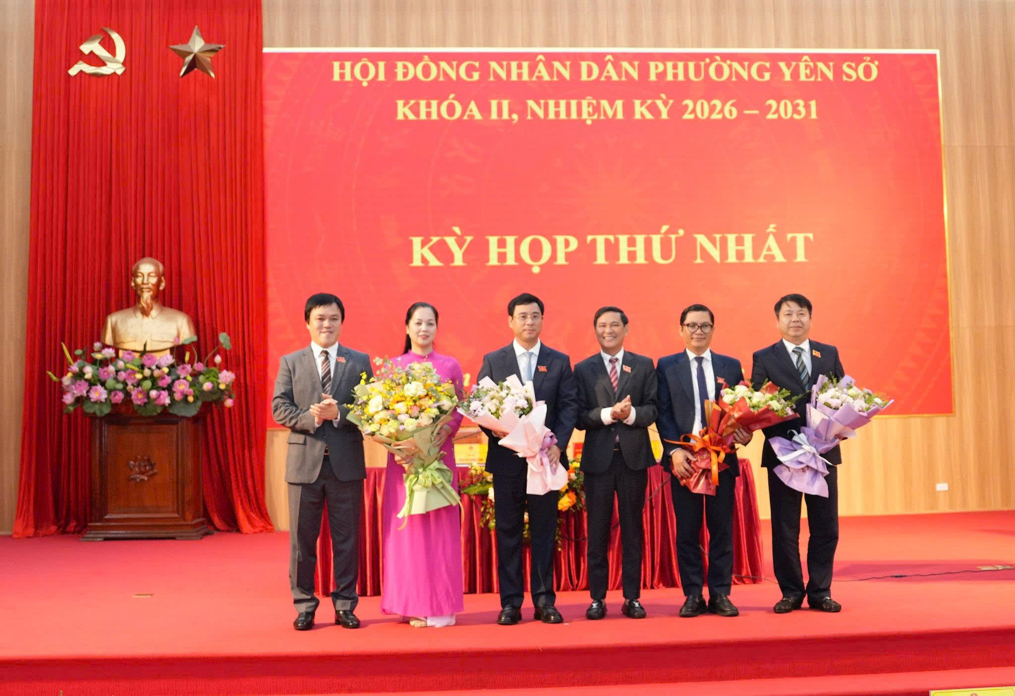 HĐND phường Yên Sở kiện toàn bộ máy lãnh đạo, tạo nền tảng thực hiện thắng lợi nhiệm vụ nhiệm kỳ 2026-2031