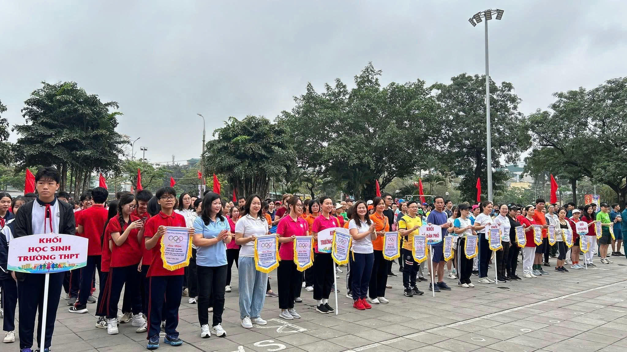 Phường Tương Mai sôi nổi hưởng ứng Ngày chạy Olympic, phát động Giải chạy Hànộimới - Vì hòa bình lần thứ II