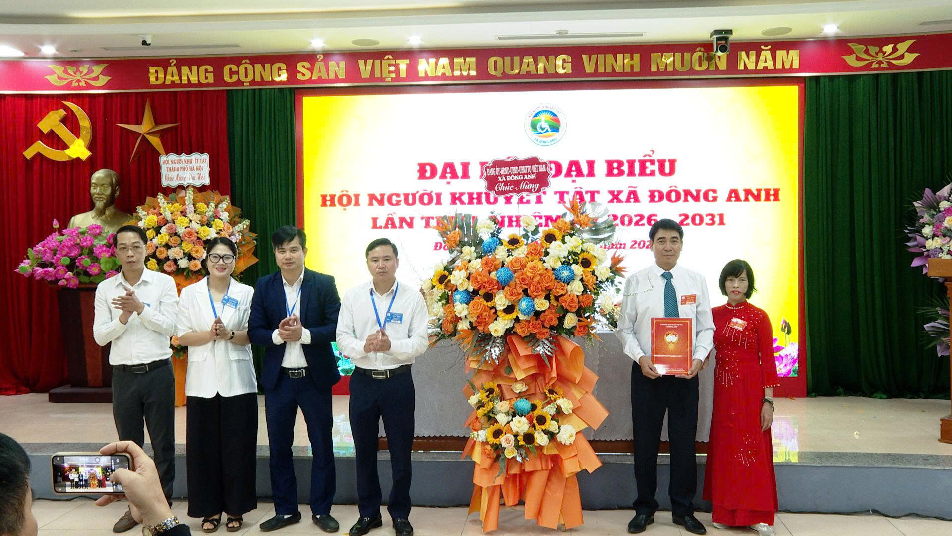 Hội Người khuyết tật xã Đông Anh ra mắt tổ chức, mở rộng điểm tựa hỗ trợ hơn 250 hội viên