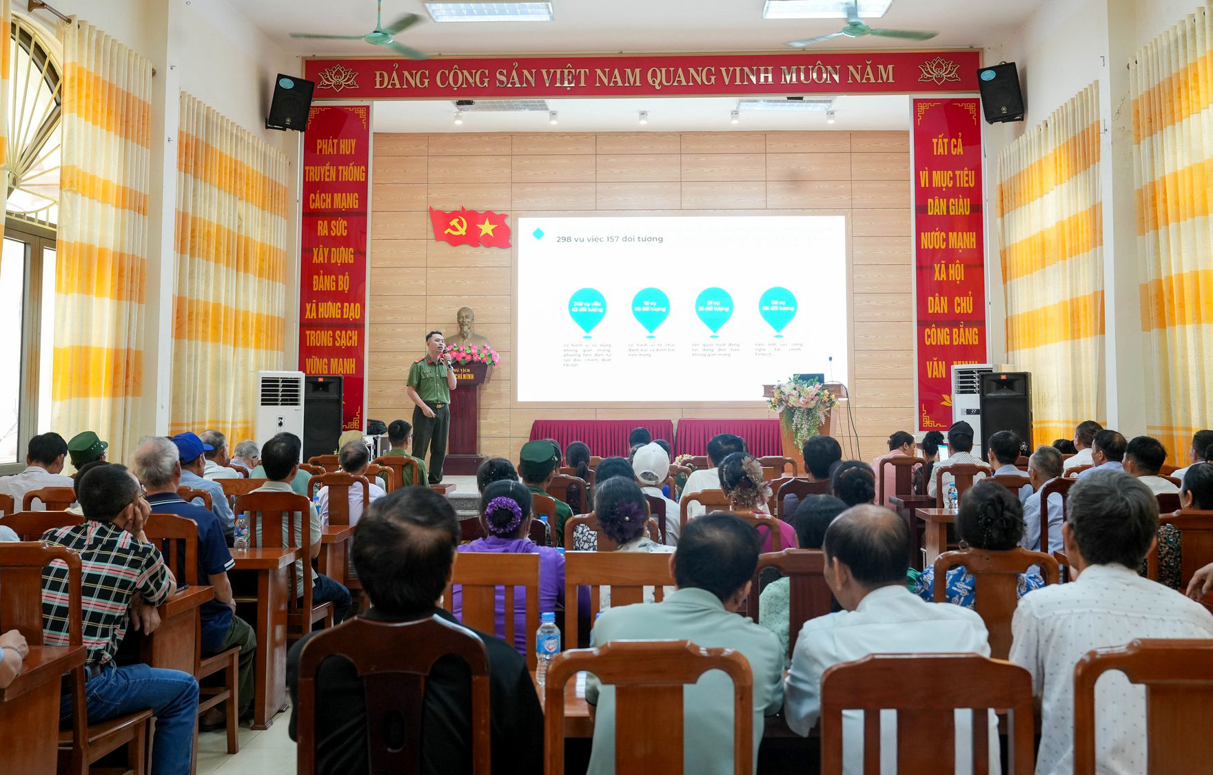 Xã Hưng Đạo nâng cao kỹ năng bảo đảm an toàn trên không gian mạng cho cán bộ, hội viên nông dân