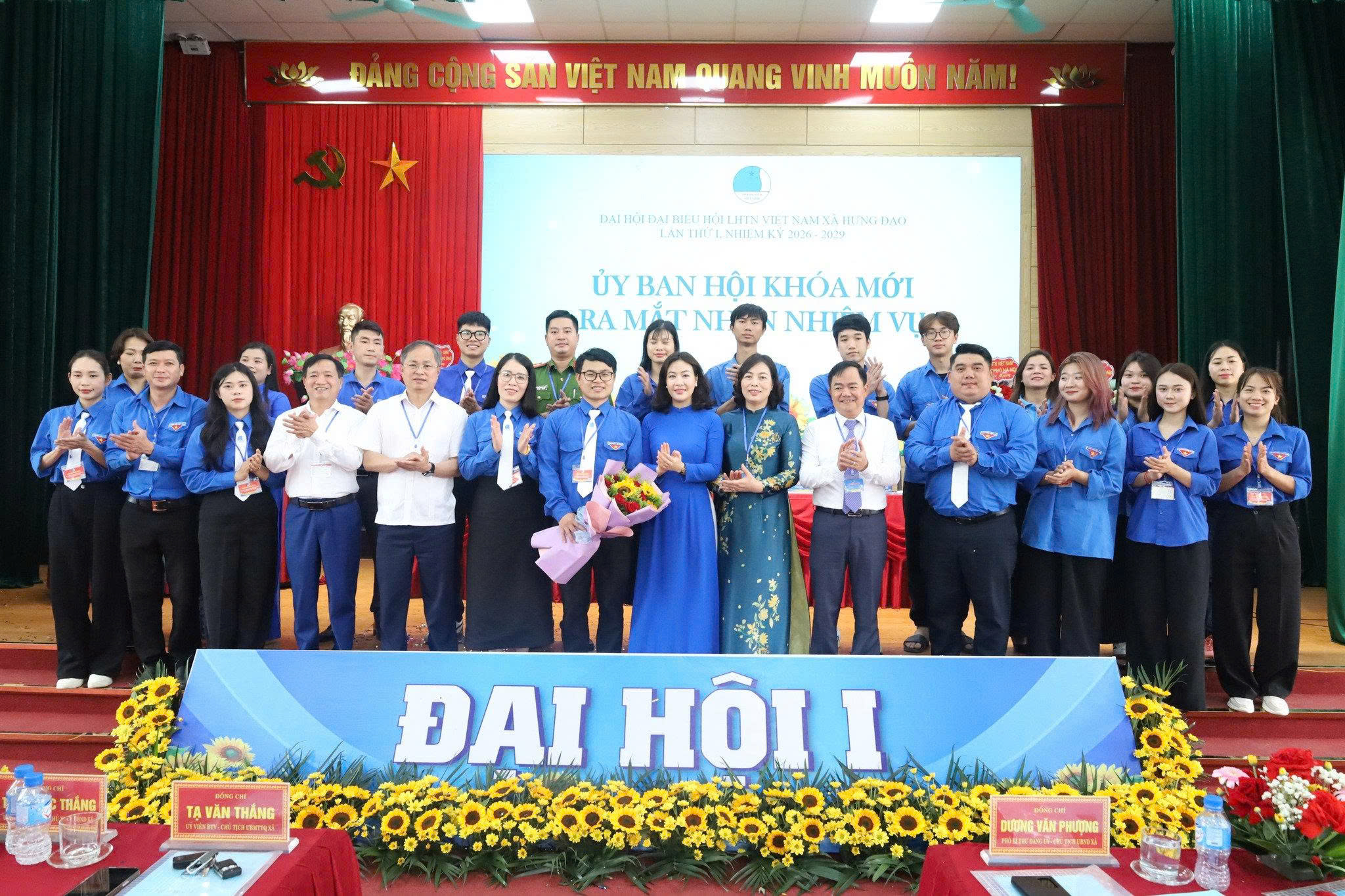 Xã Hưng Đạo tổ chức thành công Đại hội đại biểu Hội Liên hiệp Thanh niên Việt Nam lần thứ I, khơi dậy khát vọng cống hiến của tuổi trẻ