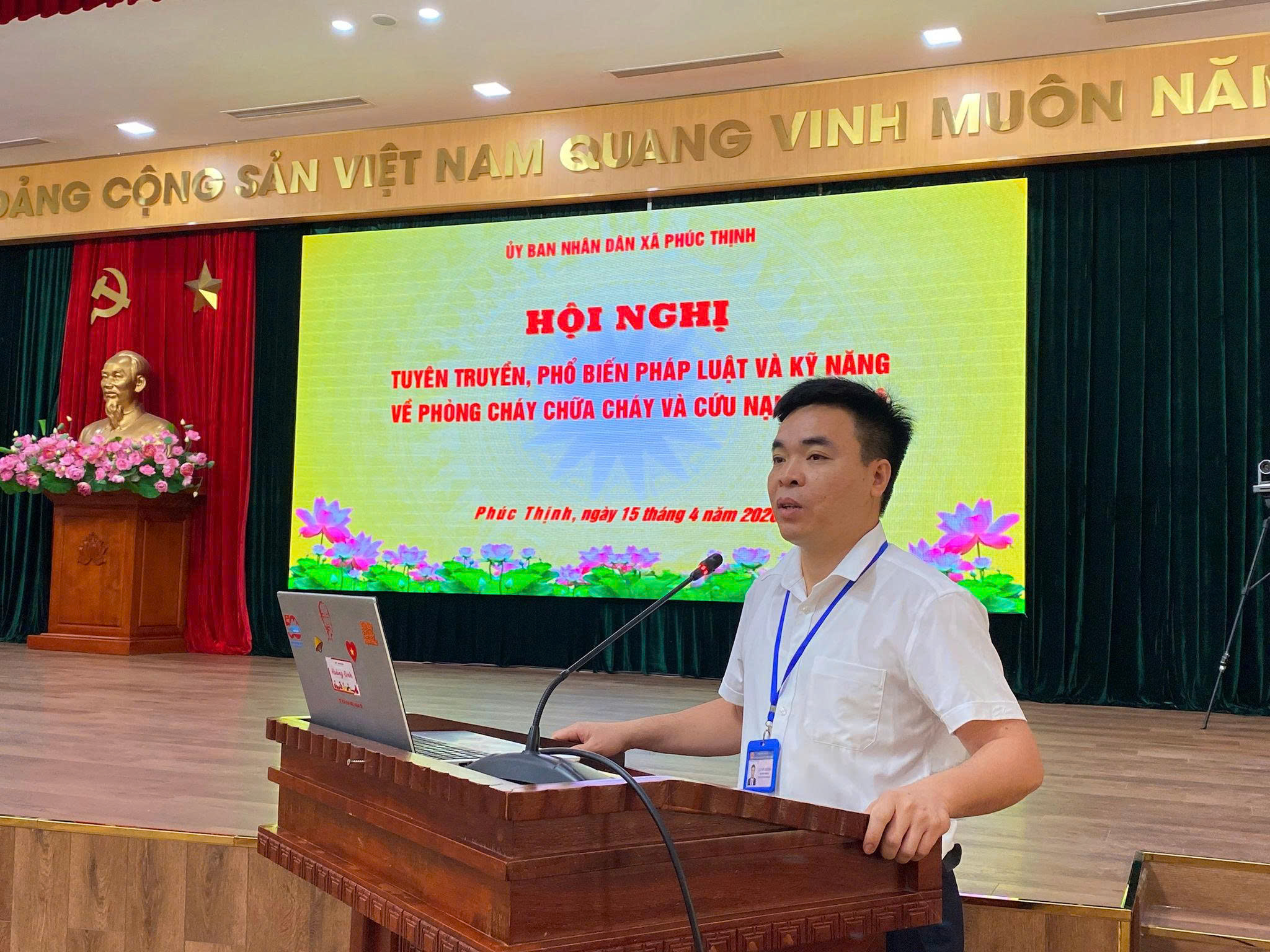Xã Phúc Thịnh nâng cao năng lực phòng cháy, chữa cháy và cứu nạn, cứu hộ từ cơ sở