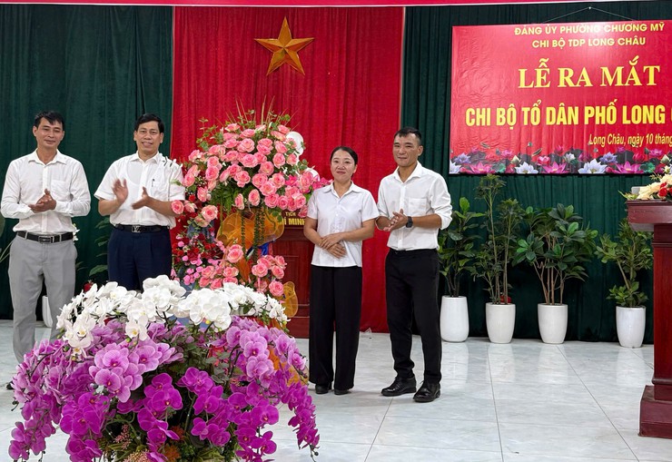 Phường Chương Mỹ kiện toàn Ban Chi ủy Chi bộ Tổ dân phố Long Châu, nâng cao năng lực lãnh đạo từ cơ sở