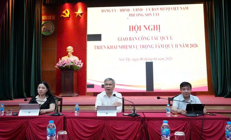 Phường Sơn Tây tăng tốc thực hiện nhiệm vụ quý II, tạo động lực thúc đẩy phát triển kinh tế - xã hội và nâng cao chất lượng phục vụ người dân