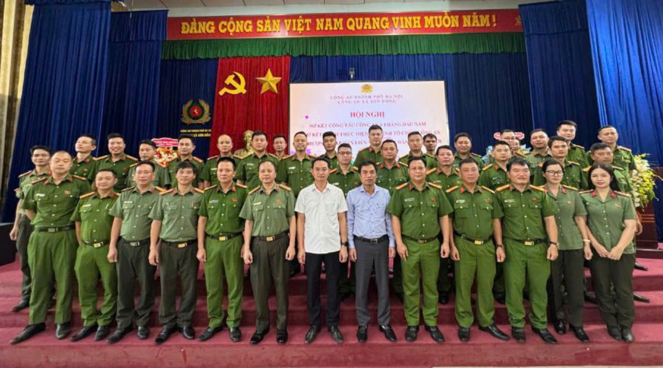 Công an xã Sơn Đồng phát huy truyền thống lực lượng An ninh nhân dân, giữ vững bình yên địa bàn trong giai đoạn mới