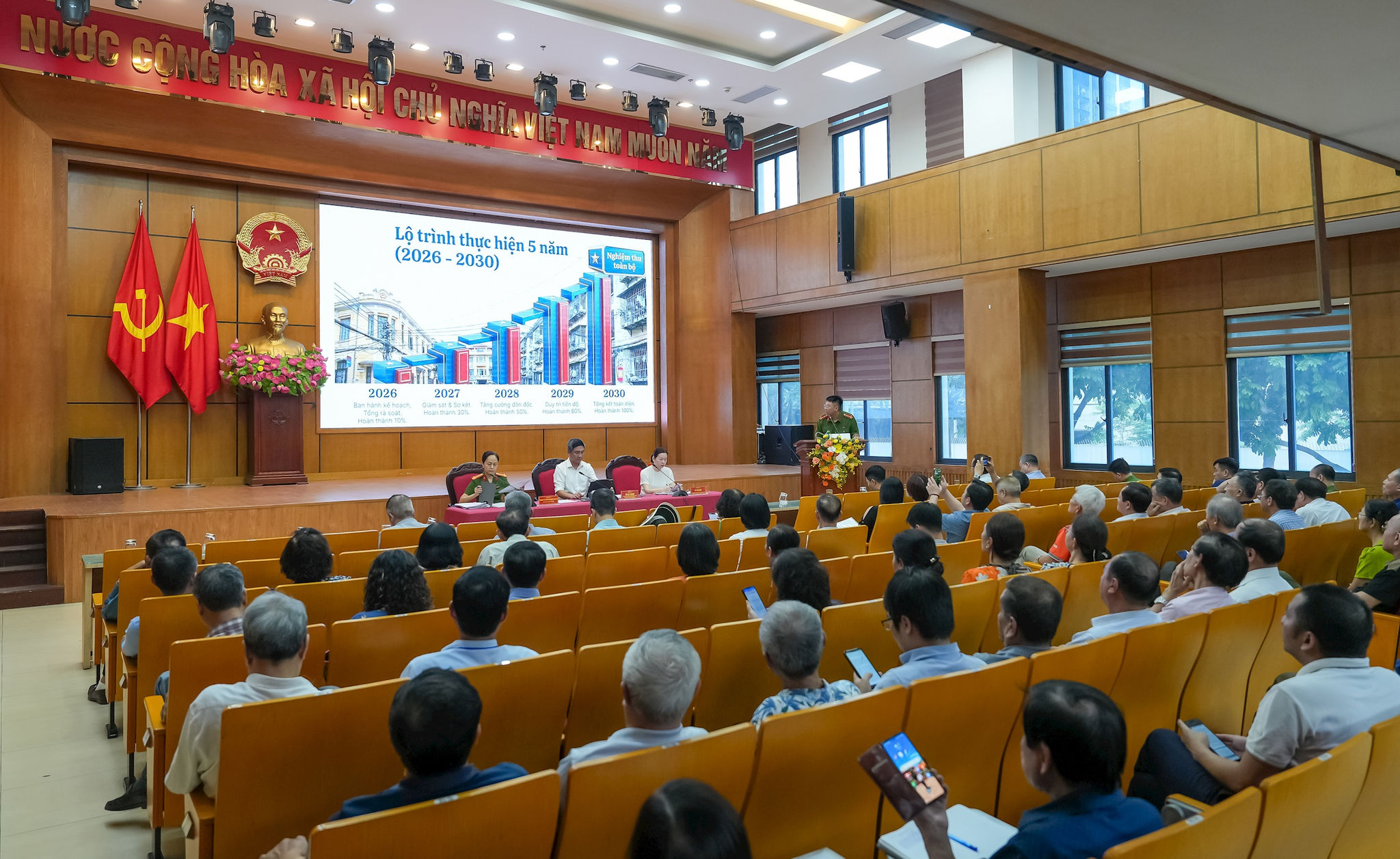 Phường Ngọc Hà triển khai Nghị quyết số 79/2025/NQ-HĐND, đẩy nhanh lộ trình khắc phục tồn tại về phòng cháy và chữa cháy