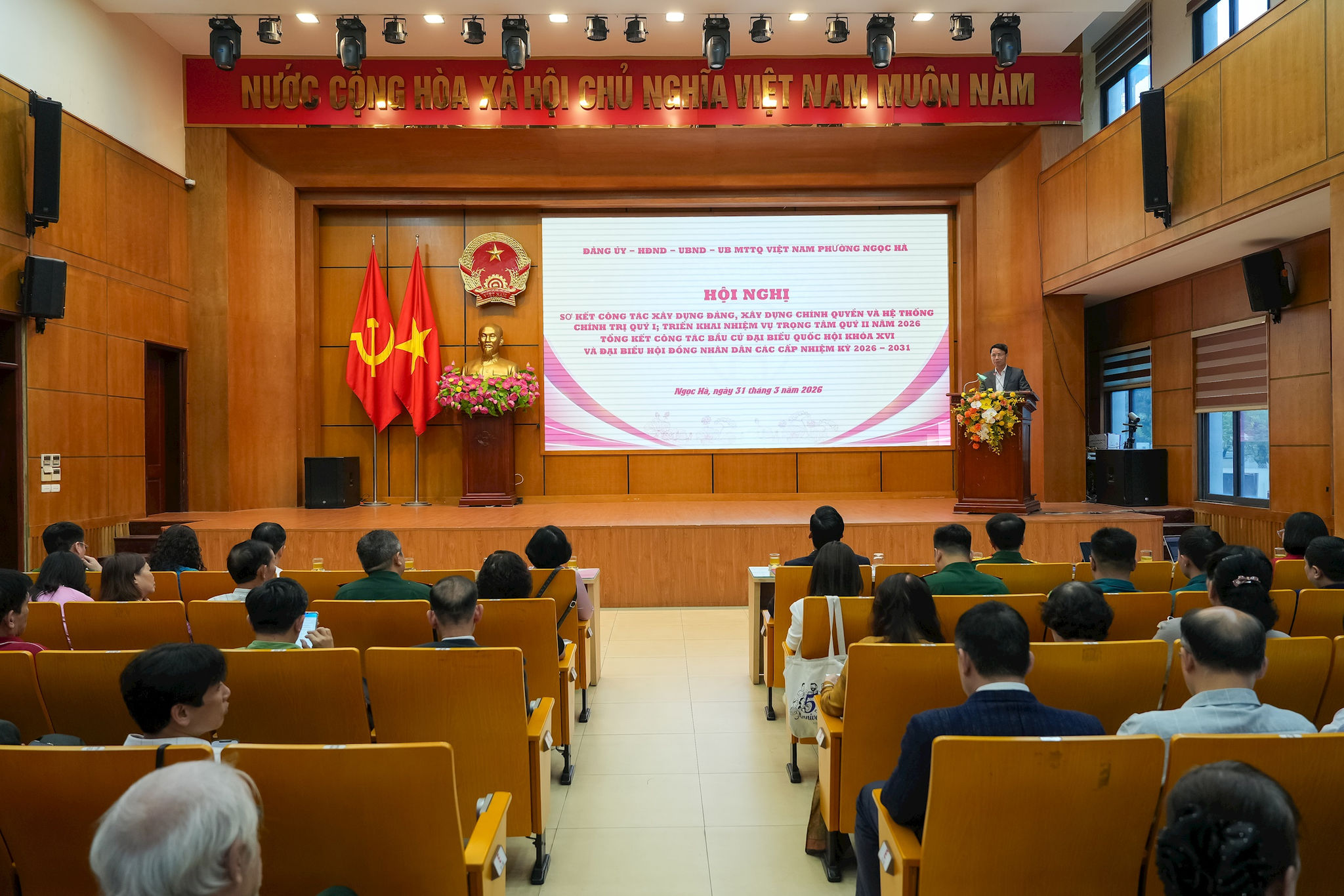 Phường Ngọc Hà tổng kết thành công cuộc bầu cử, lan tỏa tinh thần đoàn kết và trách nhiệm của cả hệ thống chính trị