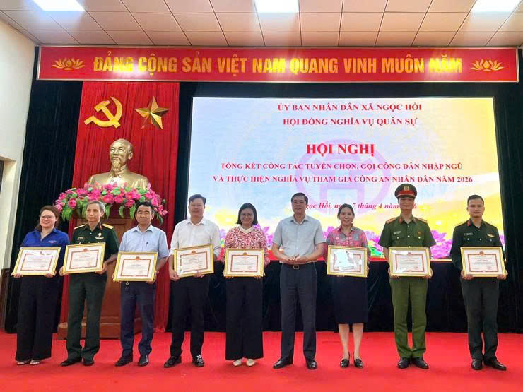 UBND xã Ngọc Hồi đánh giá toàn diện công tác tuyển quân năm 2026, tiếp tục nâng cao chất lượng thực hiện nhiệm vụ quốc phòng tại địa phương