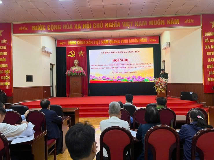 Xã Ngọc Hồi triển khai đồng bộ nhiệm vụ đăng ký nghĩa vụ quân sự và xây dựng lực lượng dự bị năm 2026