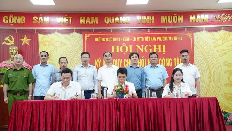 Phường Yên Nghĩa thống nhất cơ chế phối hợp giữa HĐND, UBND và Ủy ban MTTQ Việt Nam, nâng cao hiệu quả hoạt động của hệ thống chính trị