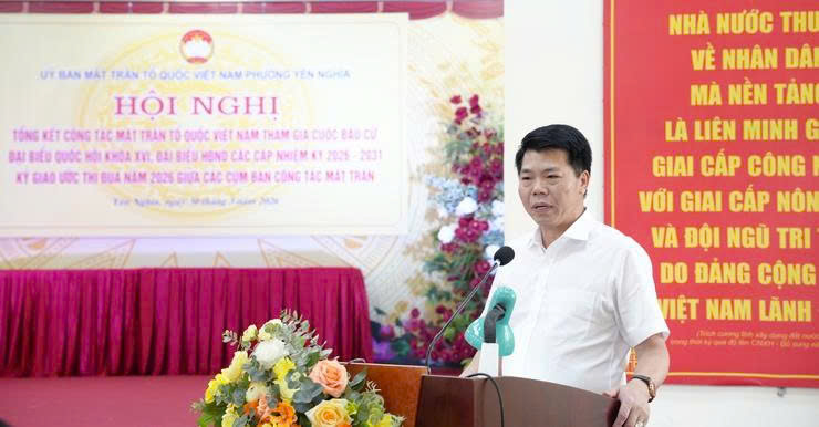Ủy ban MTTQ Việt Nam phường Yên Nghĩa phát huy sức mạnh khối đại đoàn kết, ký kết thi đua thực hiện nhiệm vụ trọng tâm năm 2026