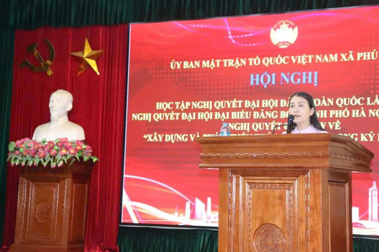 Ủy ban MTTQ Việt Nam xã Phú Xuyên quán triệt các nghị quyết của Đảng, lan tỏa tinh thần hướng về biển đảo quê hương