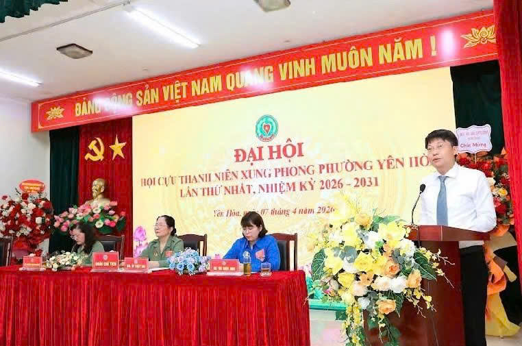 Phường Yên Hòa tổ chức thành công Đại hội Hội Cựu Thanh niên xung phong lần thứ I, kiện toàn tổ chức sau hợp nhất