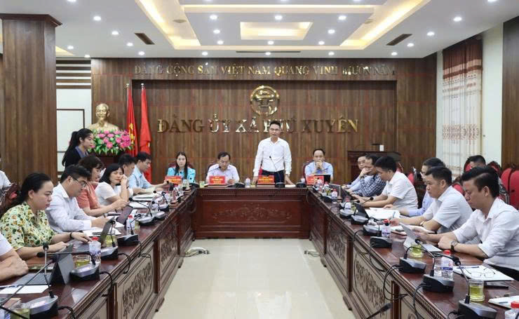 Đảng ủy xã Phú Xuyên siết chặt kỷ cương điều hành, quyết tâm tạo đột phá trong thực hiện nhiệm vụ quý II-2026