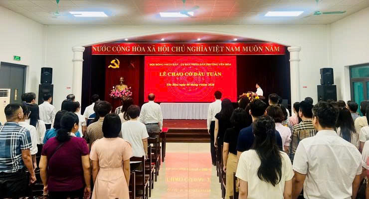 Phường Yên Hòa triển khai nhiệm vụ trọng tâm tháng 4-2026, quyết liệt nâng cao hiệu quả thực thi công vụ