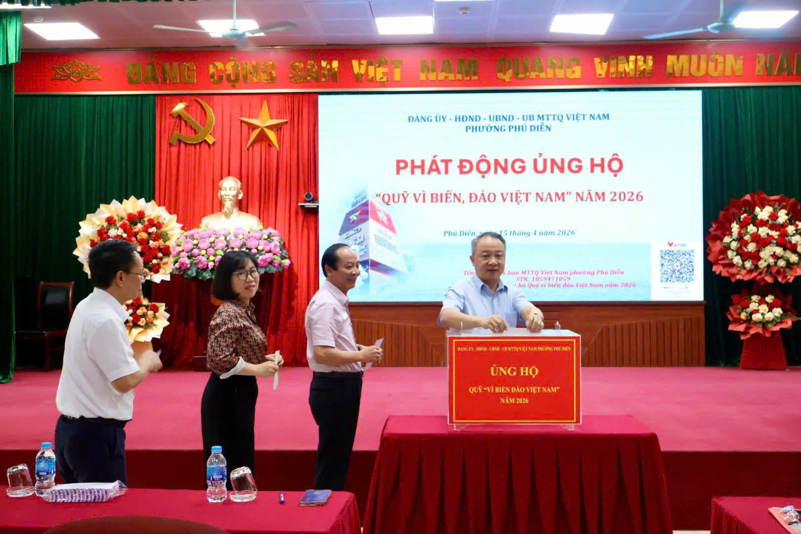 Phường Phú Diễn phát động ủng hộ Quỹ “Vì biển, đảo Việt Nam” năm 2026, lan tỏa tinh thần hướng về biển, đảo Tổ quốc
