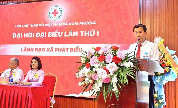 Xã Đoài Phương xây dựng tổ chức Hội Chữ thập đỏ vững mạnh, lan tỏa các giá trị nhân đạo trong nhiệm kỳ mới