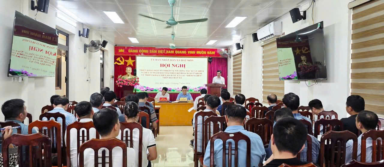 Xã Hát Môn kiên quyết xử lý vi phạm đất đai, quyết tâm tháo gỡ các điểm nghẽn
