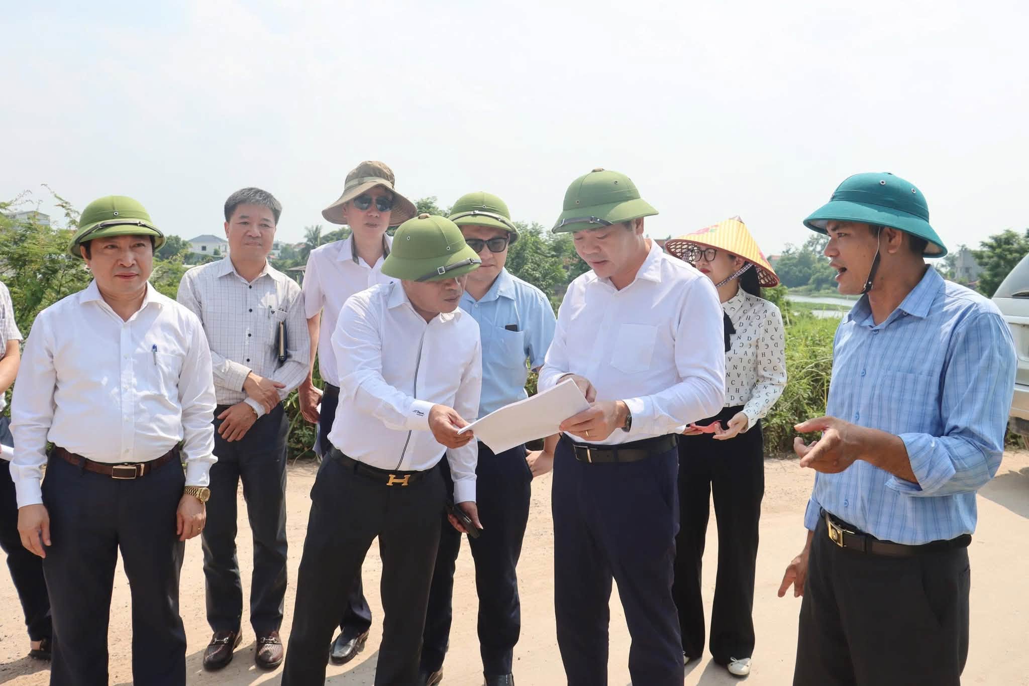 Xã Đại Xuyên rà soát các công trình hạ tầng trọng điểm, quyết tâm tạo động lực phát triển kinh tế - xã hội