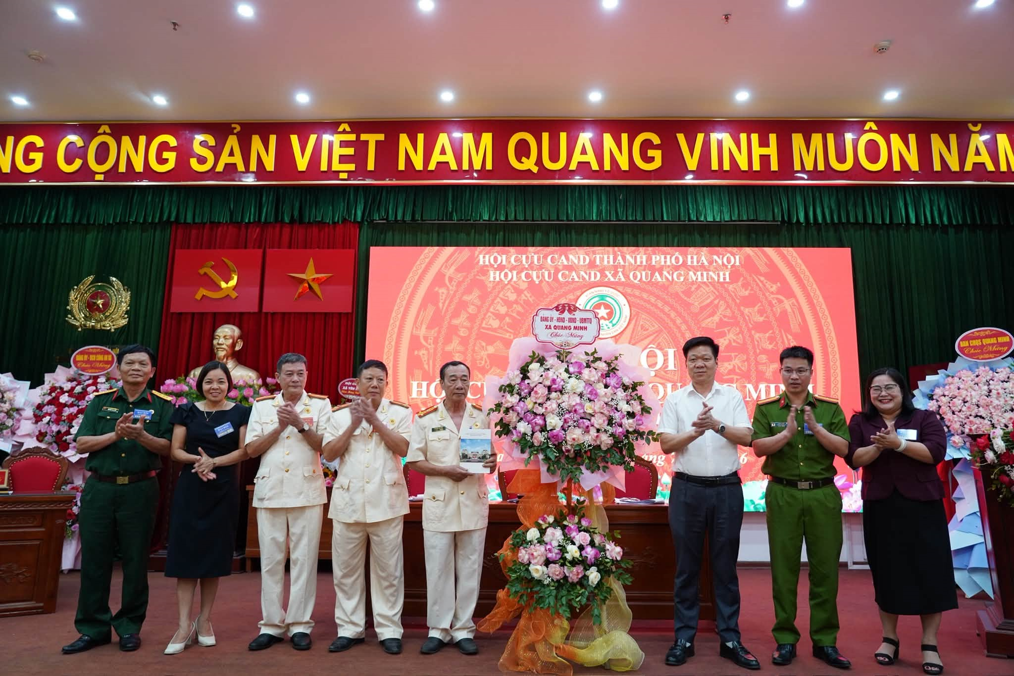 Xã Quang Minh thành lập Hội Cựu Công an nhân dân: Phát huy truyền thống, góp sức giữ gìn bình yên địa phương