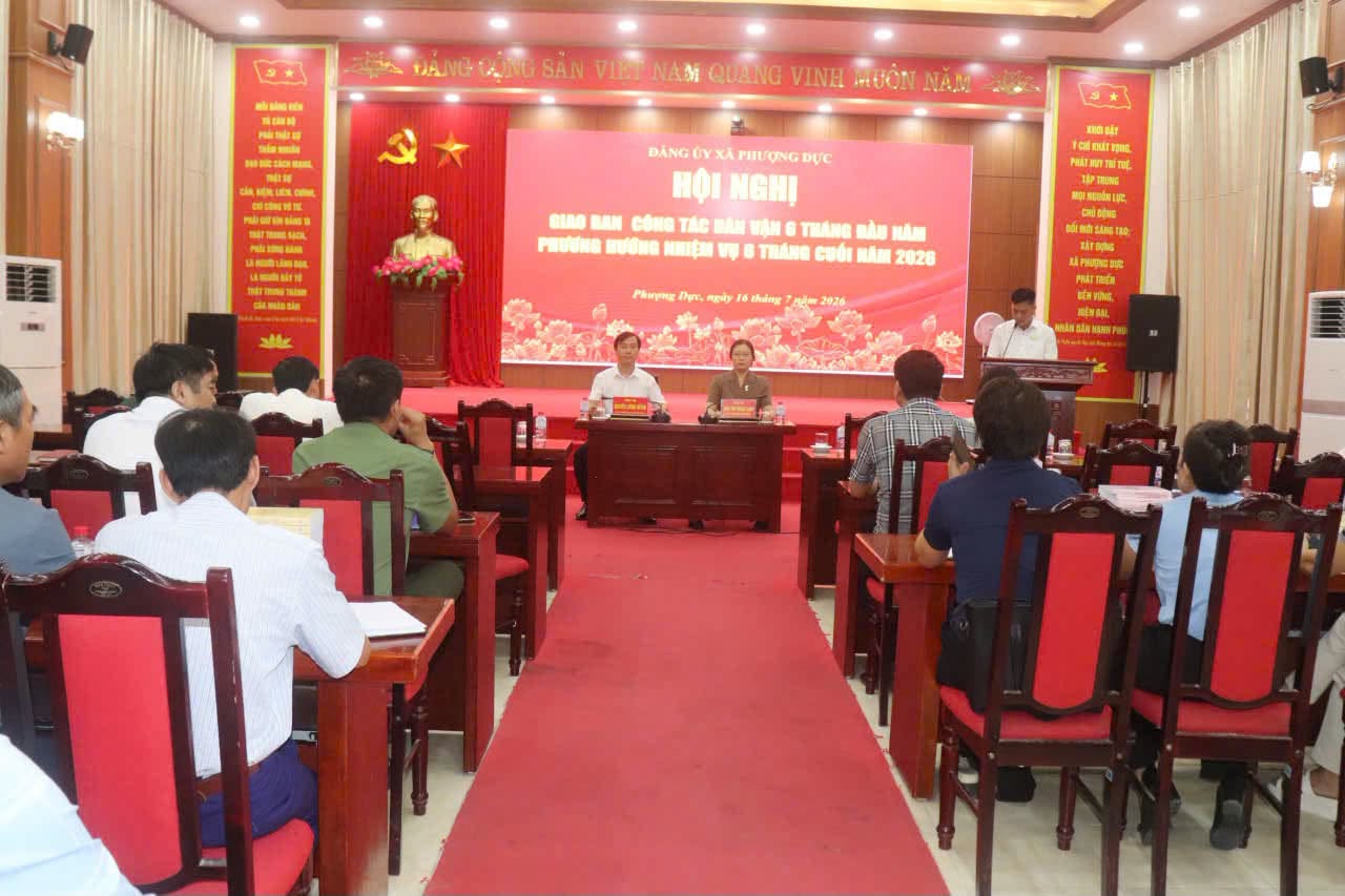 Xã Phượng Dực kiện toàn hệ thống dân vận sau sắp xếp, tạo đồng thuận thực hiện nhiệm vụ chính trị