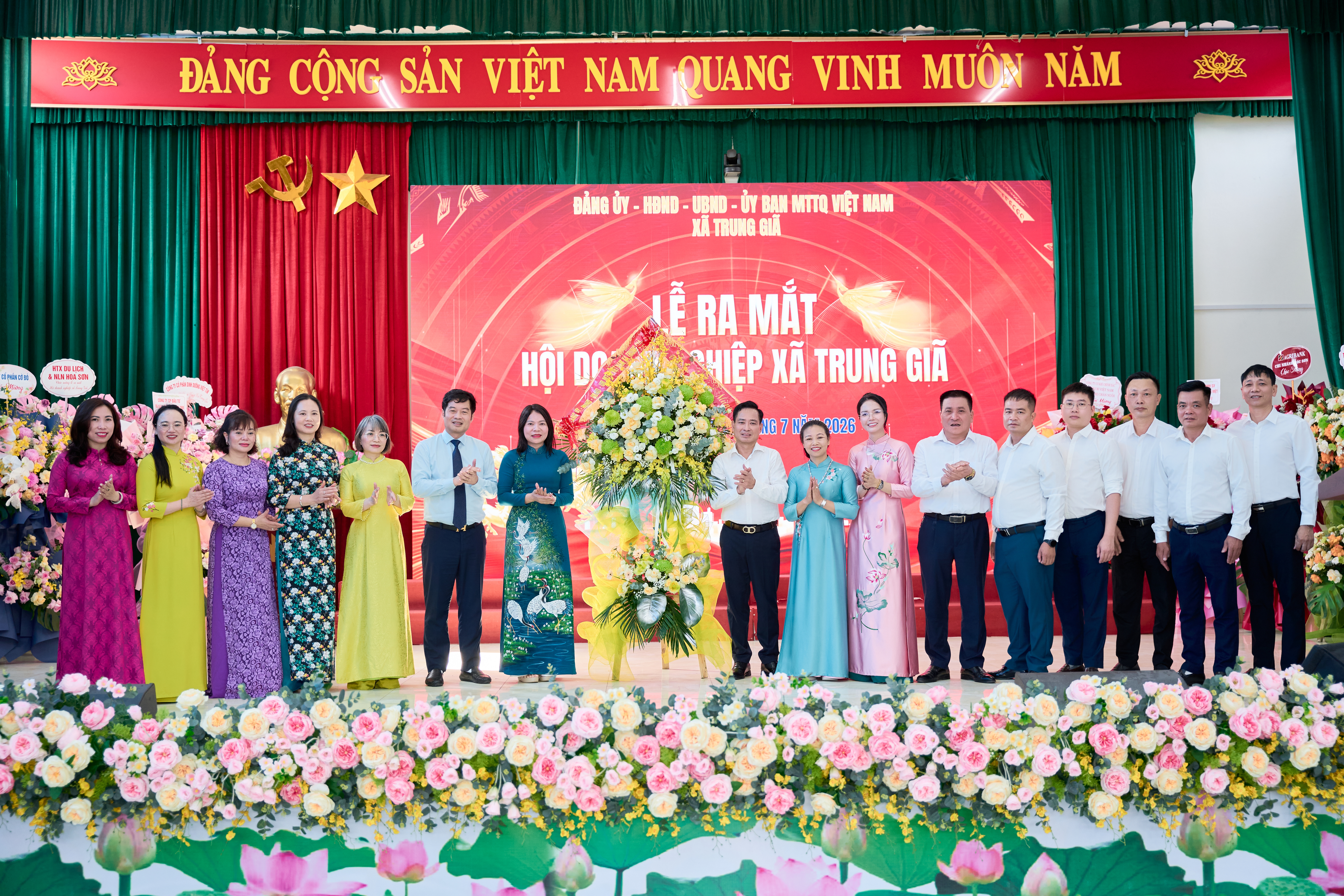 Xã Trung Giã thành lập Hội Doanh nghiệp, tăng cường kết nối và đồng hành cùng cộng đồng doanh nghiệp