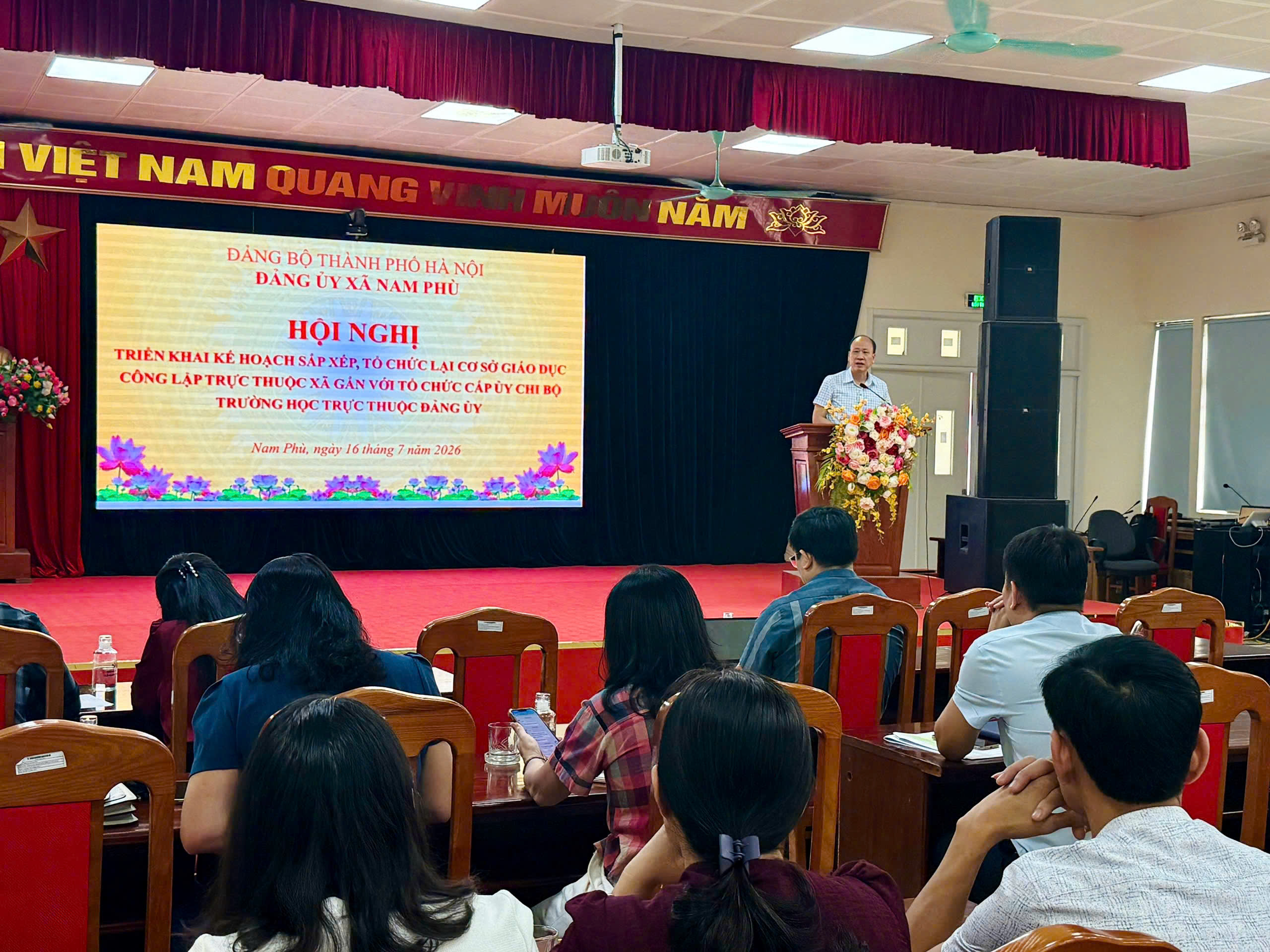 Xã Nam Phù chủ động sắp xếp mạng lưới trường học, nâng cao hiệu quả quản trị giáo dục theo định hướng mới