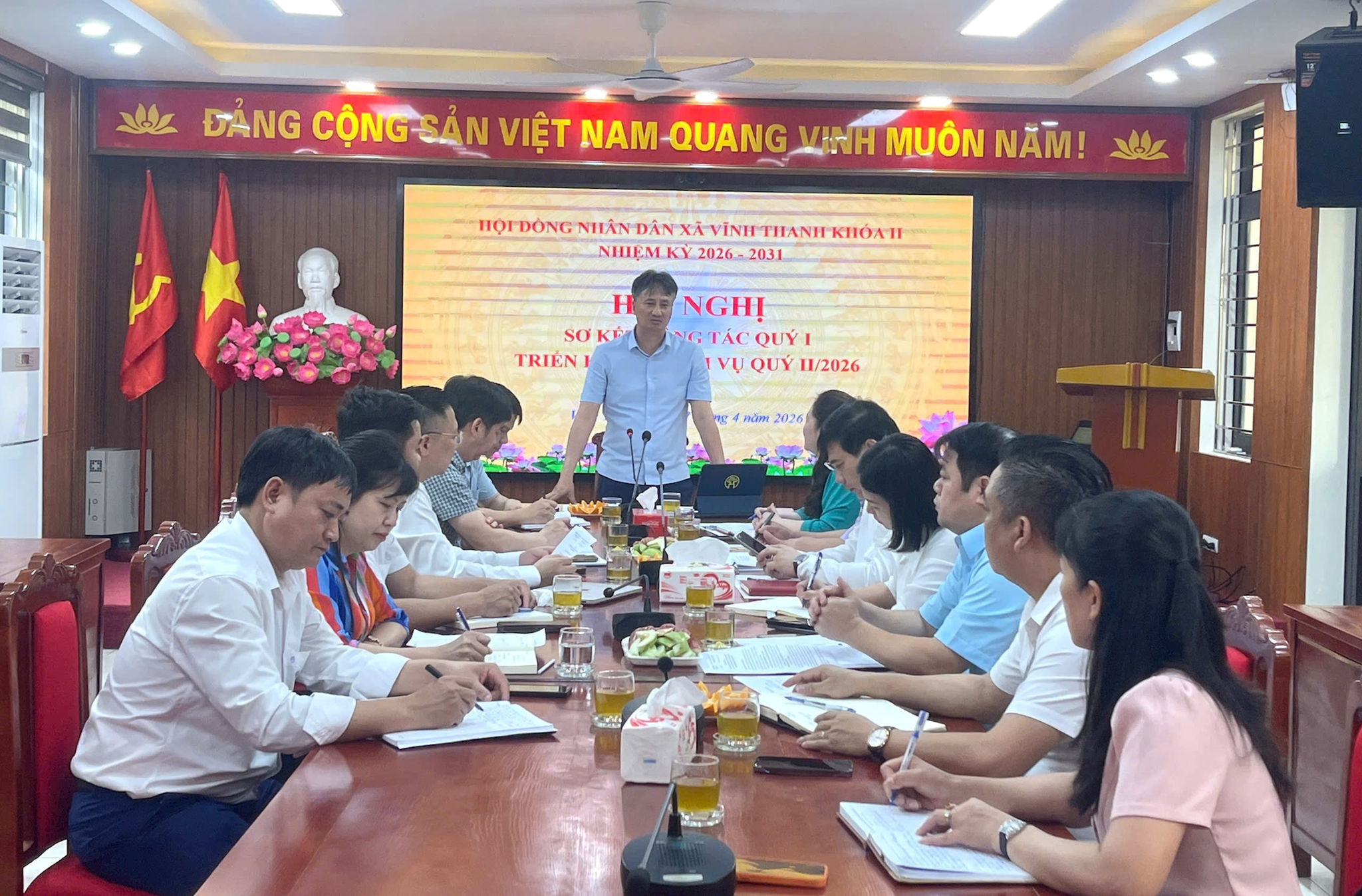 HĐND xã Vĩnh Thanh hoàn thiện nền tảng vận hành nhiệm kỳ mới, tăng tốc chuyển đổi số trong hoạt động dân cử