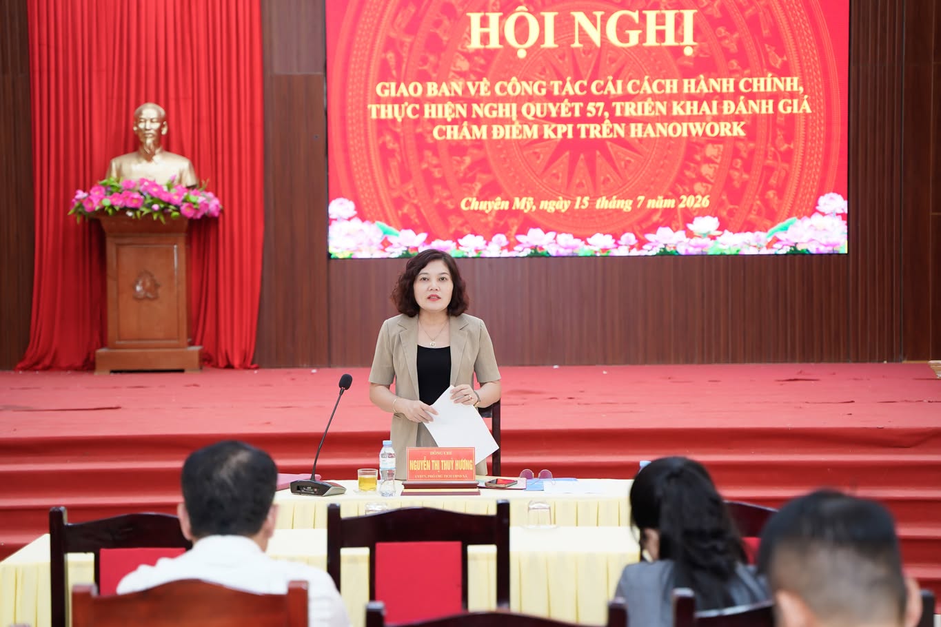 UBND xã Chuyên Mỹ đẩy mạnh cải cách hành chính, tăng tốc chuyển đổi số và nâng cao hiệu quả điều hành trên nền tảng số