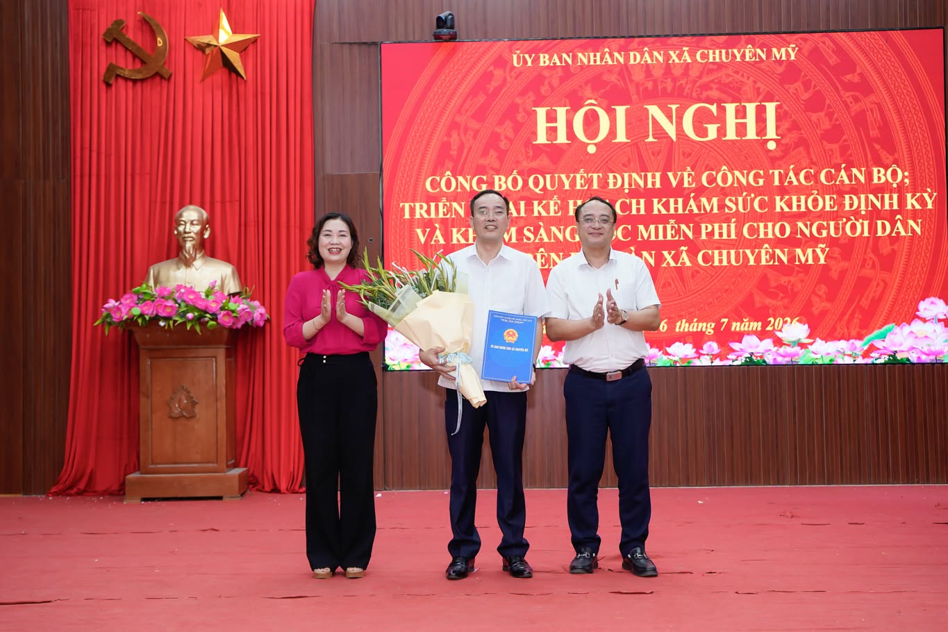 Xã Chuyên Mỹ triển khai chương trình khám sức khỏe miễn phí toàn dân giai đoạn 2026-2030, kiện toàn nhân sự ngành y tế cơ sở