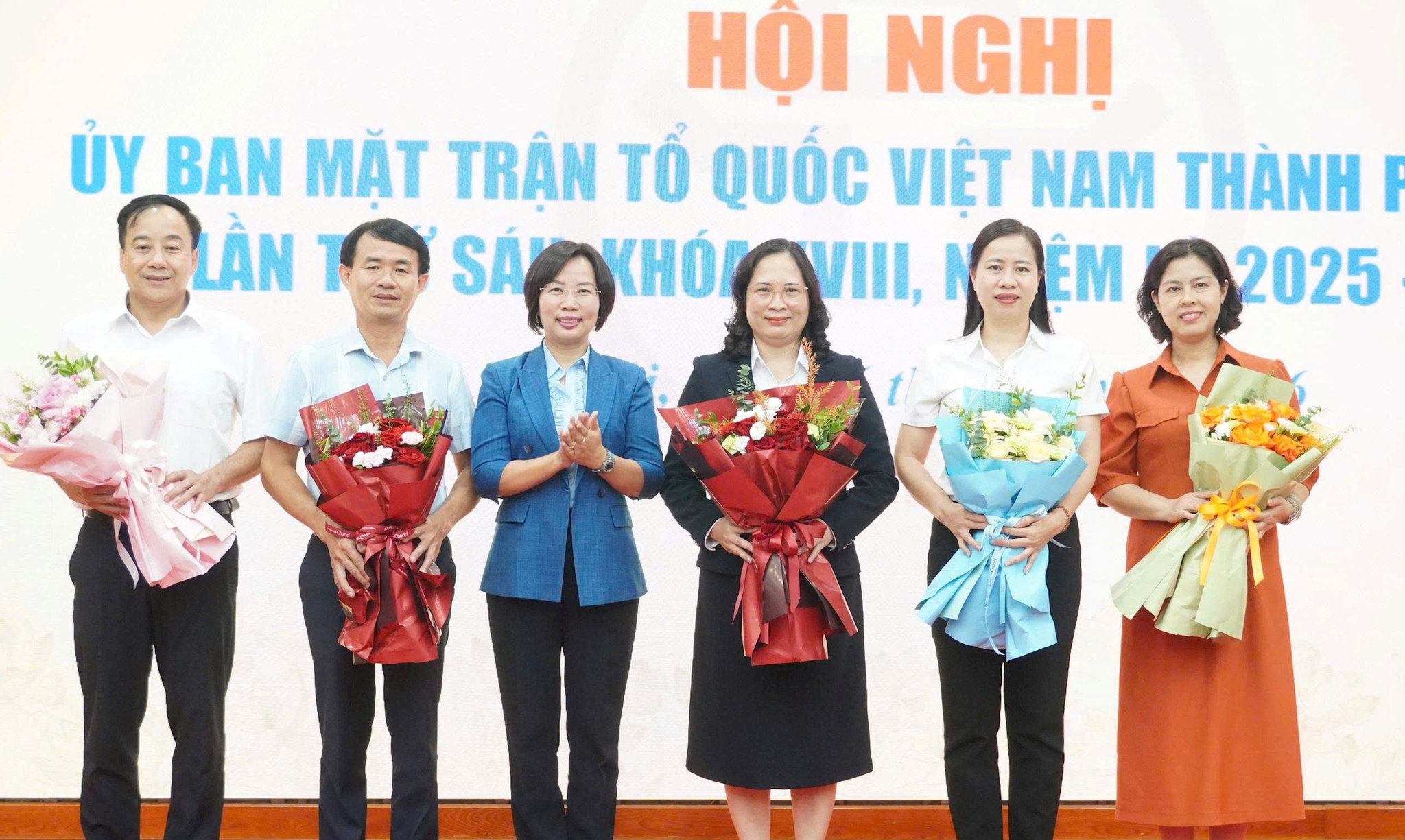 Đồng chí Nguyễn Thị Thu Huyền làm Phó Chủ tịch Ủy ban MTTQ Việt Nam thành phố Hà Nội