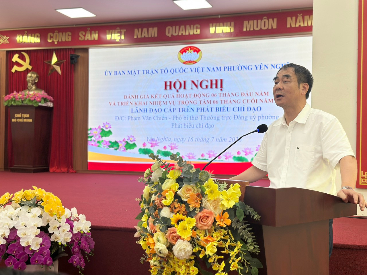 Ủy ban MTTQ Việt Nam phường Yên Nghĩa xác định nhiệm vụ trọng tâm 6 tháng cuối năm, phát huy sức mạnh đại đoàn kết toàn dân