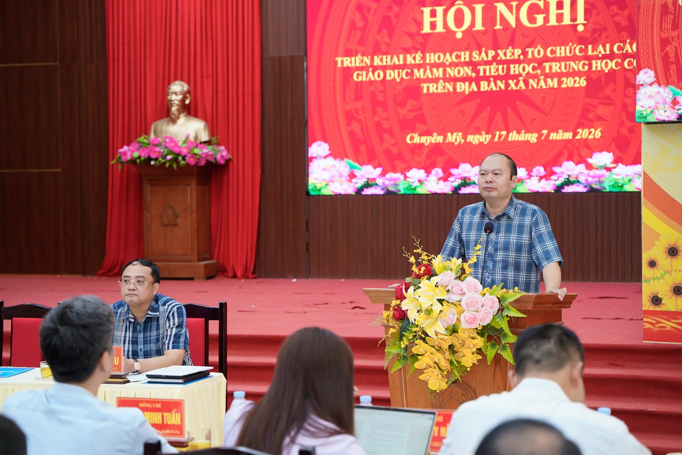 Xã Chuyên Mỹ triển khai sắp xếp mạng lưới trường học, nâng cao chất lượng giáo dục theo mô hình chính quyền địa phương hai cấp